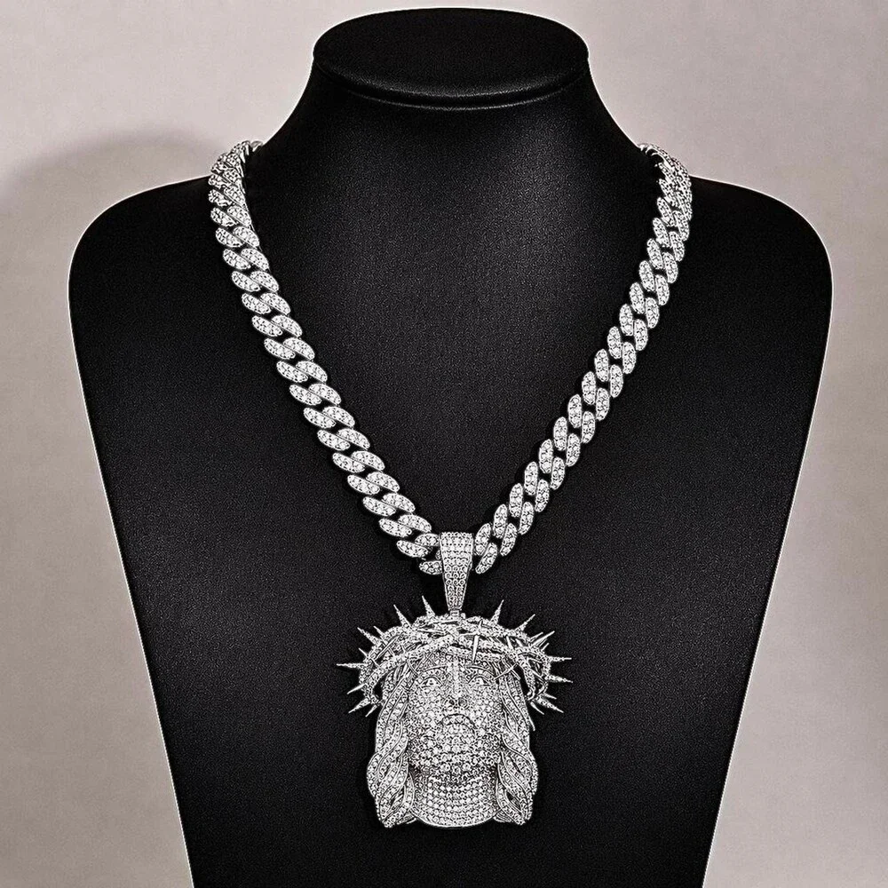 Jesus Piece Pendant With 9 Mm Bbf 6